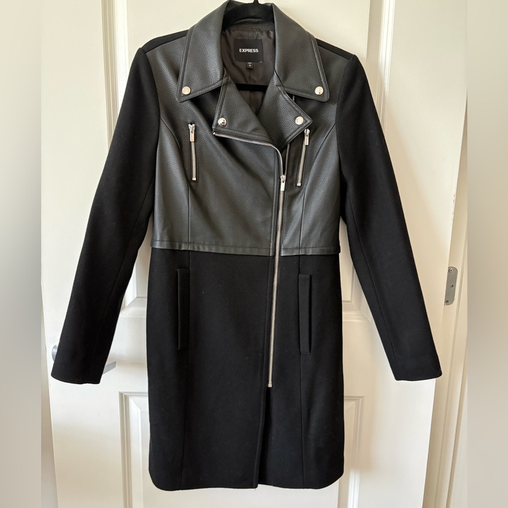 Express Black Moto Jacket